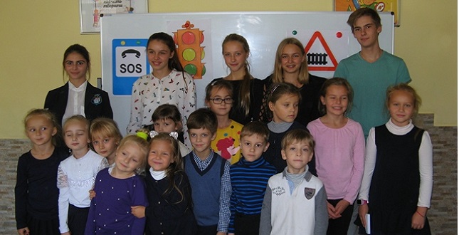 В школі №125 завершився місячник безпеки дорожнього руху «Увага! Діти на дорозі»