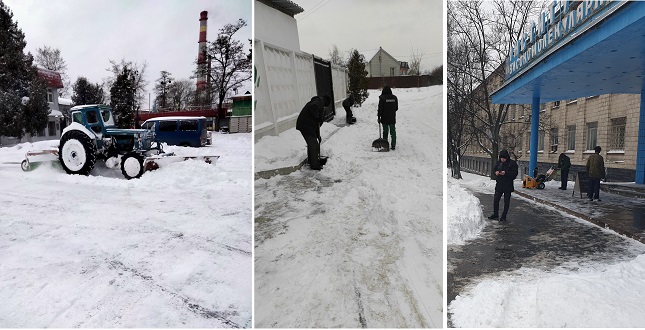 Промислові підприємства та наукові установи району активно долучилися до ліквідації наслідків негоди