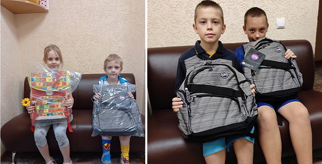 37 дітей із сімей, які є отримувачами соціальних послуг в Дніпровському центрі соціальних служб отримали допомогу до початку навчального року