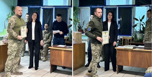 Керівництво Дніпровської РДА привітало військовослужбовців районного ТЦК та СП з Днем Збройних Сил України